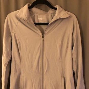 Old Navy activewear grey full zip jacket